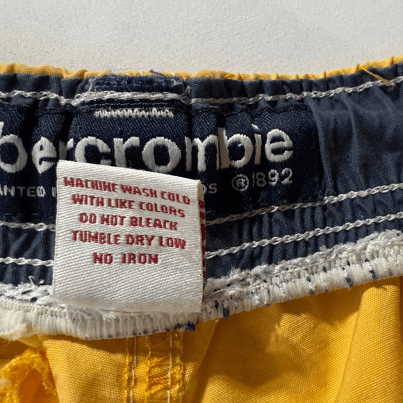 Abercrombie & Fitch Cargo Shorts Youth Size Large Vintage Beach Surf 90's - Picture 5 of 11